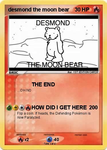 Pokemon desmond the moon bear