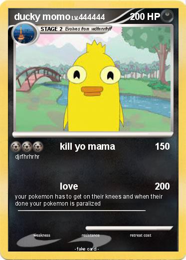Pokemon ducky momo