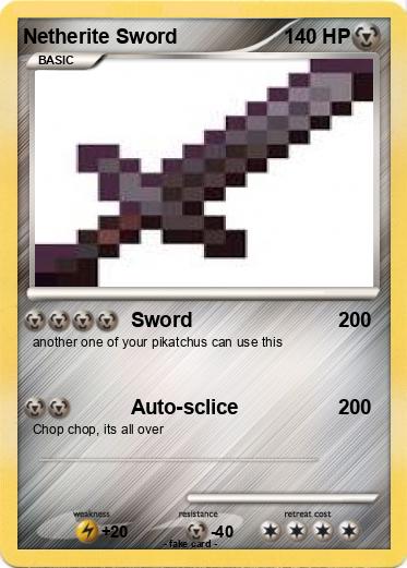 Pokemon Netherite Sword