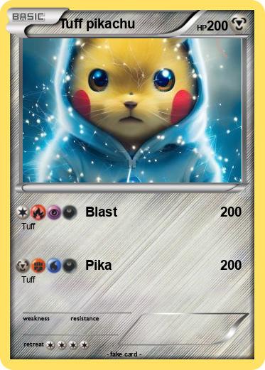 Pokemon Tuff pikachu
