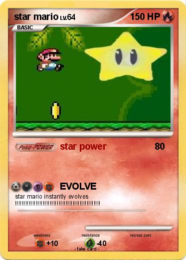 Pokemon star mario