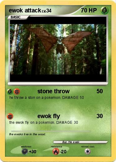 Pokemon ewok attack
