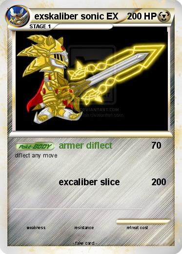 Pokemon exskaliber sonic EX