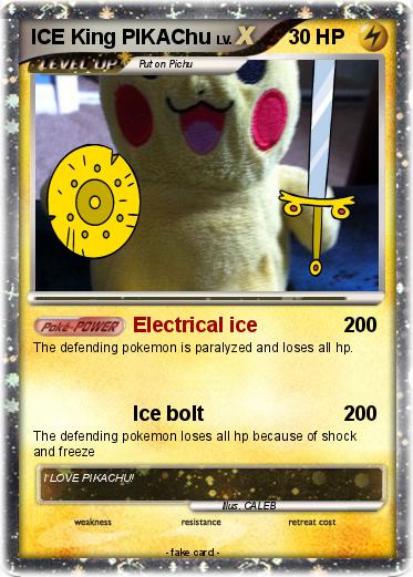 Pokemon ICE King PIKAChu