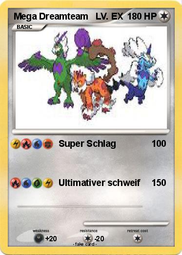 Pokemon Mega Dreamteam   LV. EX