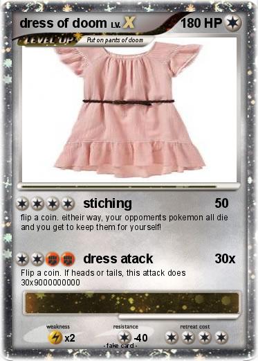 Pokemon dress of doom