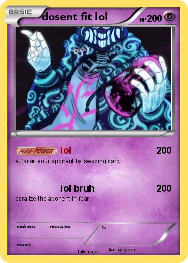 Pokemon dosent fit lol