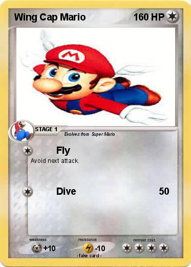 Pokemon Wing Cap Mario