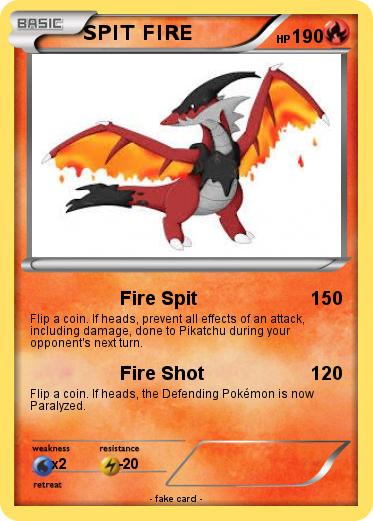 Pokemon SPIT FIRE