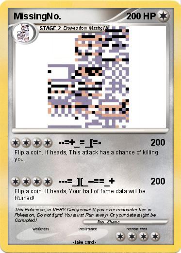 Pokemon MissingNo.