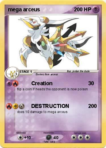 Pokemon mega arceus