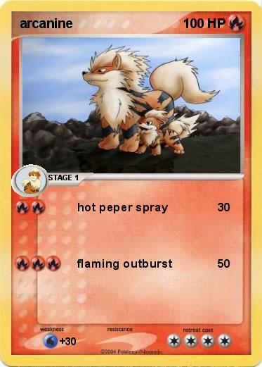 Pokemon arcanine