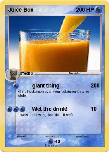 Pokemon Juice Box