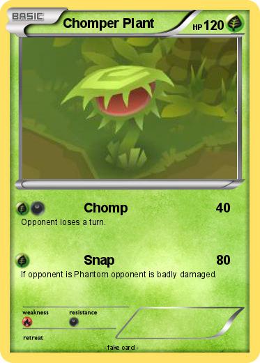 Pokemon Chomper Plant