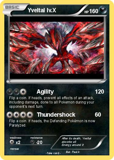 Pokemon Yveltal lv.X