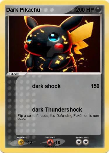 Pokemon Dark Pikachu