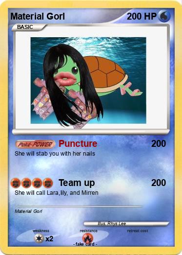 Pokemon Material Gorl