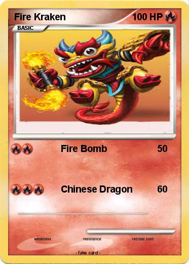 Pokemon Fire Kraken