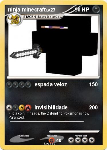 Pokemon ninja minecraft
