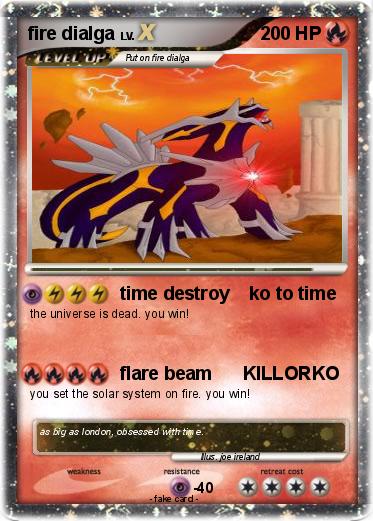 Pokemon fire dialga