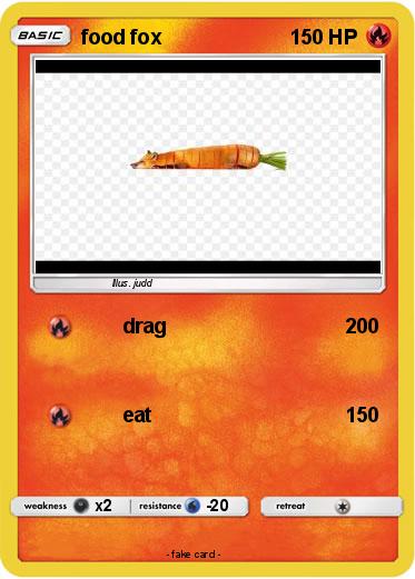 Pokemon food fox