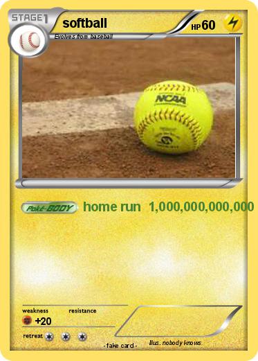 Pokemon softball