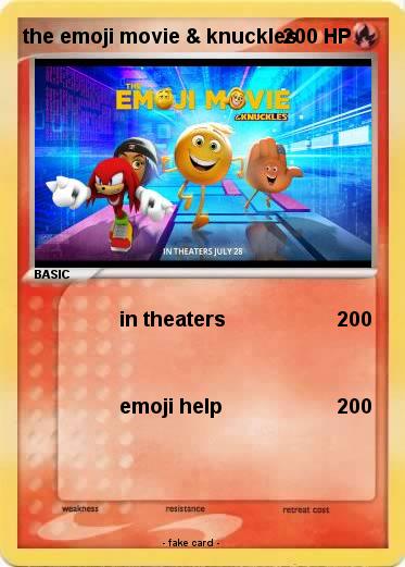 Pokemon the emoji movie & knuckles
