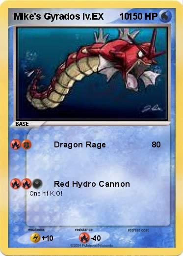 Pokemon Mike's Gyrados lv.EX      10