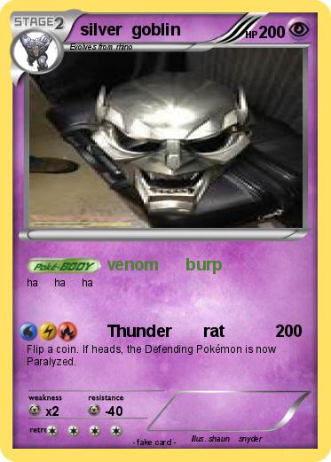 Pokemon silver  goblin