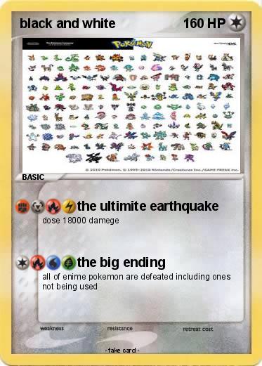 Pokemon black and white