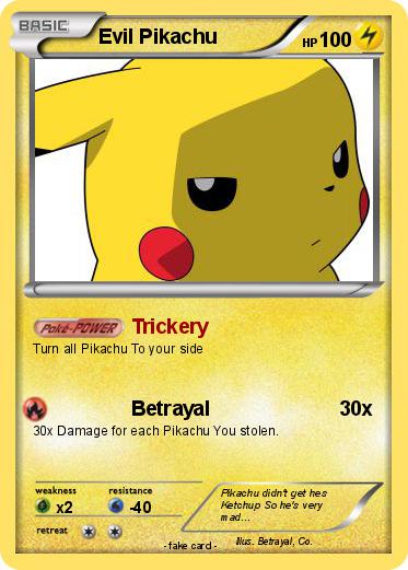 Pokemon Evil Pikachu