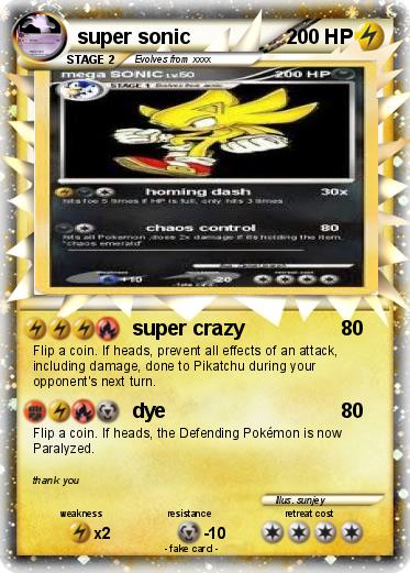 Pokemon super sonic