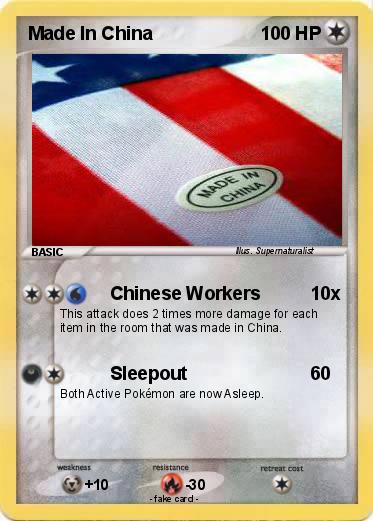 Pokemon Made In China