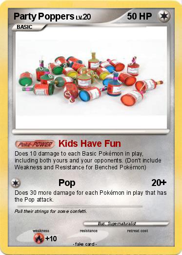 Pokemon Party Poppers