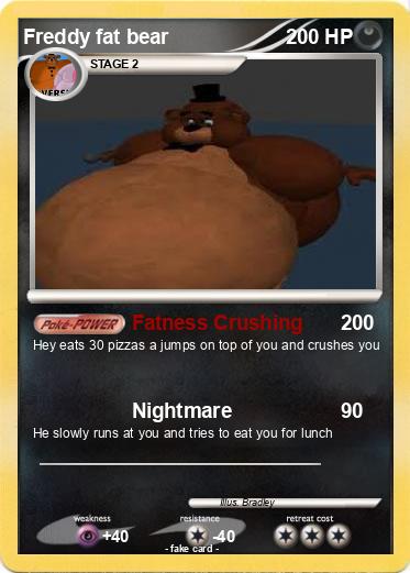 Pokemon Freddy fat bear