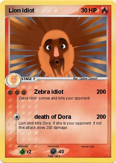 Pokemon Lion idiot
