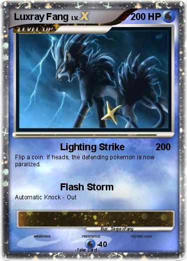 Pokemon Luxray Fang