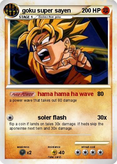 Pokemon goku super sayen