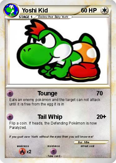 Pokemon Yoshi Kid