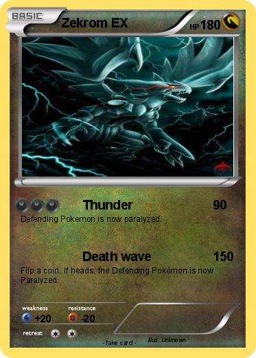 Pokemon Zekrom EX