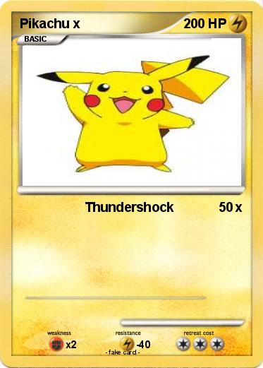 Pokemon Pikachu x