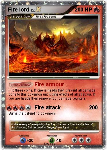 Pokemon Fire lord