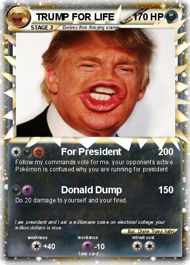Pokemon TRUMP FOR LIFE