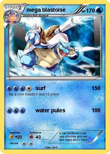 Pokemon mega blastoise