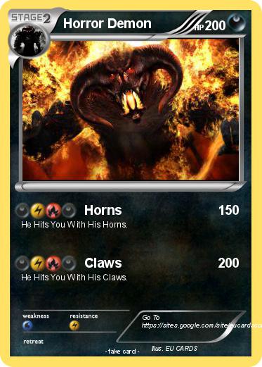 Pokemon Horror Demon