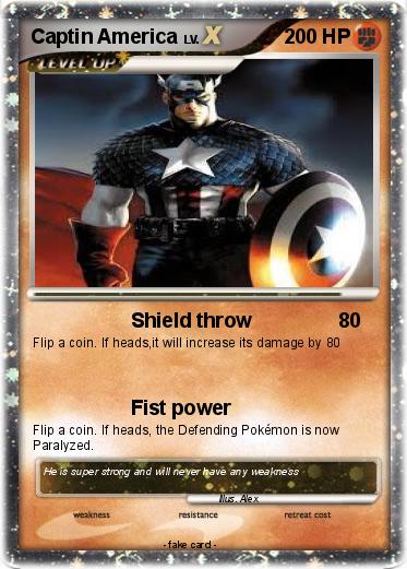 Pokemon Captin America