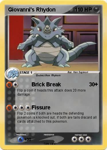 Pokemon Giovanni's Rhydon