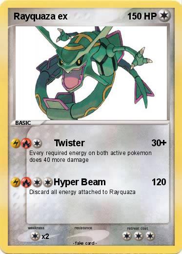 Pokemon Rayquaza ex