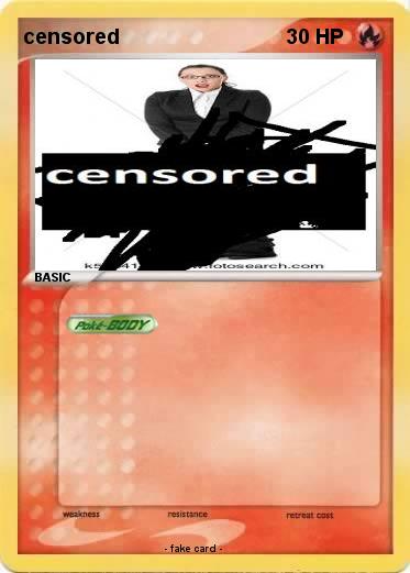 Pokemon censored