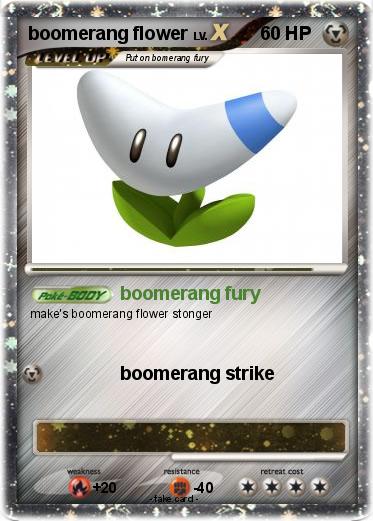 Pokemon boomerang flower